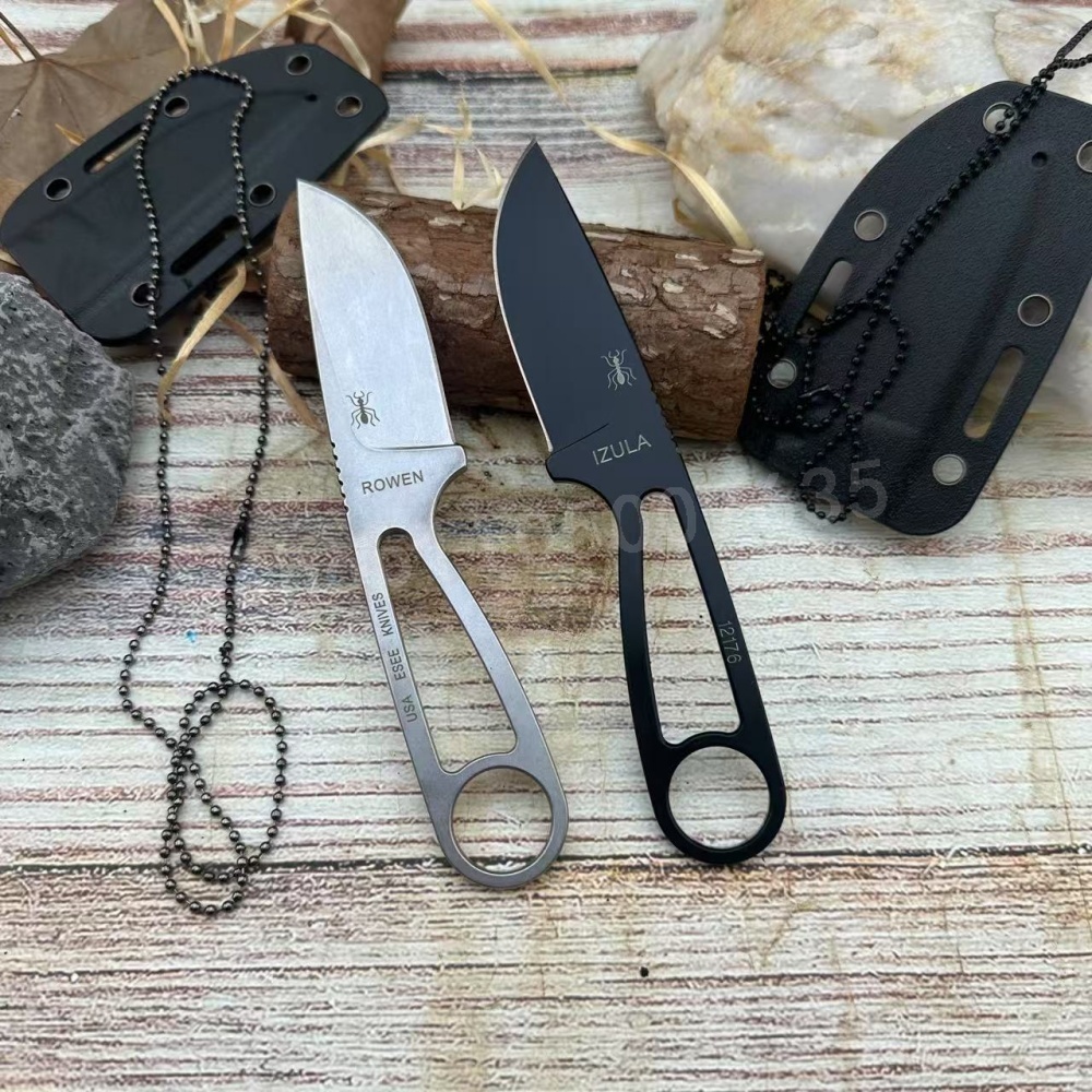 Bushcraft Knife Fixed - IZULA Coltello dritto ad alta resistenza