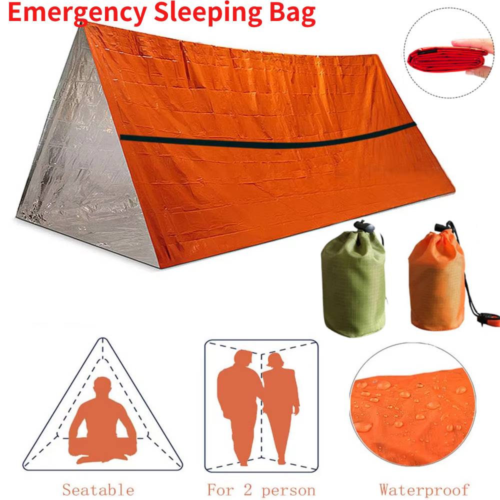 Sacco a pelo portatile imperme - Emergency Mylar Tent recensione e prezzo