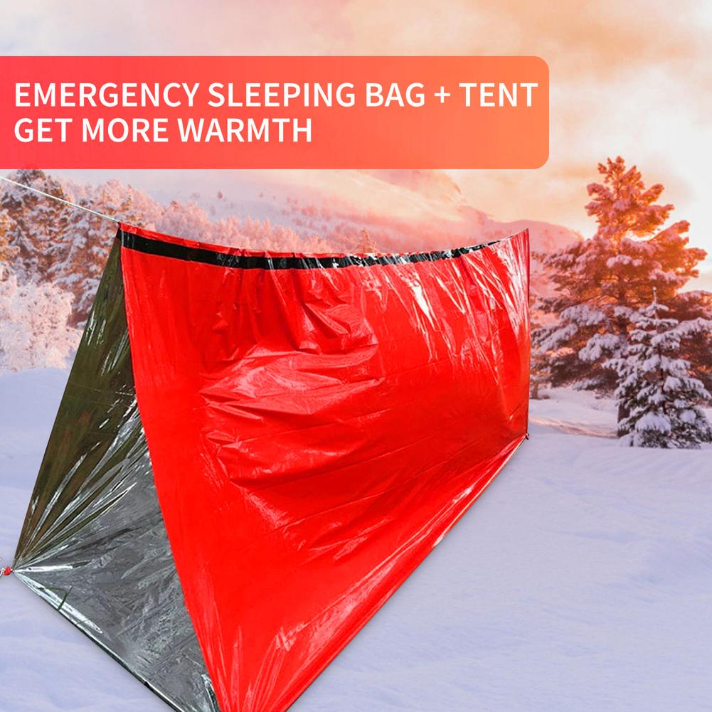 Sacco a pelo portatile imperme - Emergency Mylar Tent recensione e prezzo