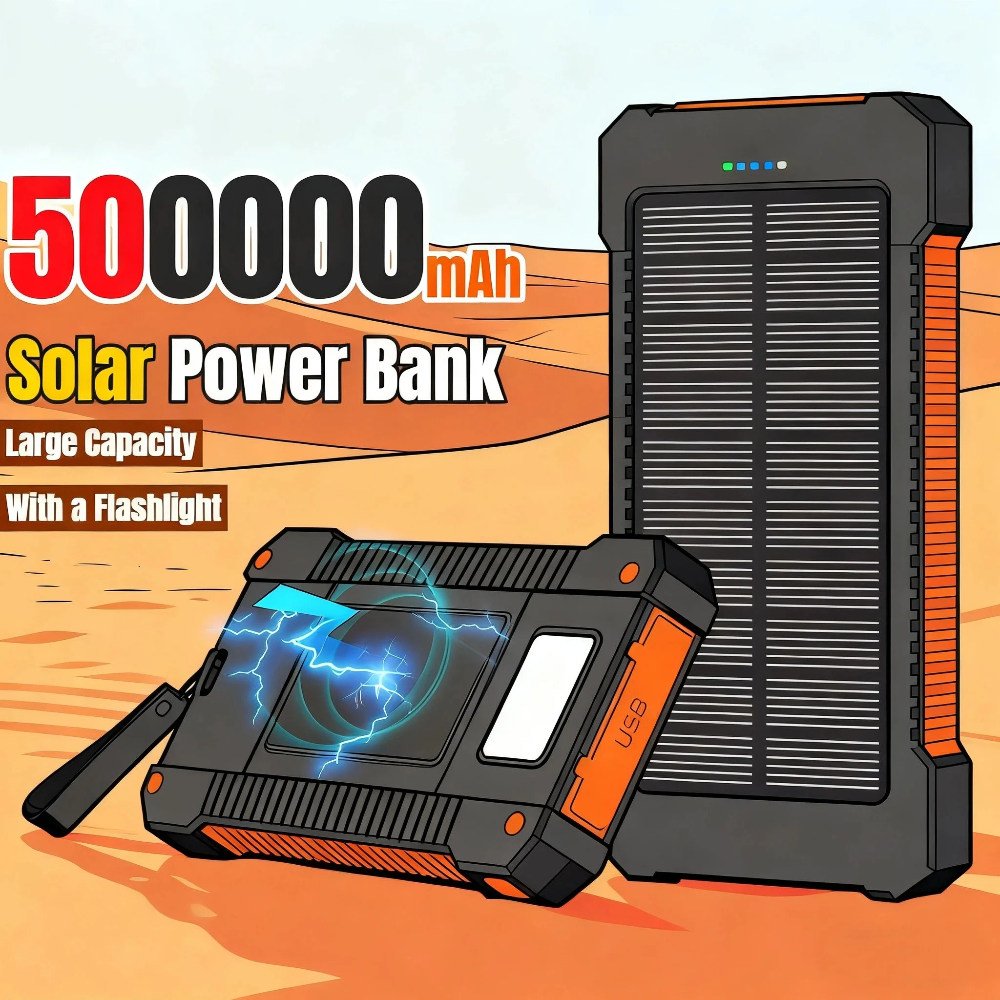 Batteria esterna portatile est - Solar Emergency Charger recensione e prezzo